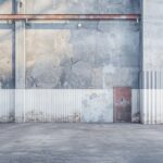 Industrivägg utomhus